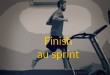 finish sprint running