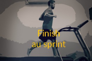 finish sprint running