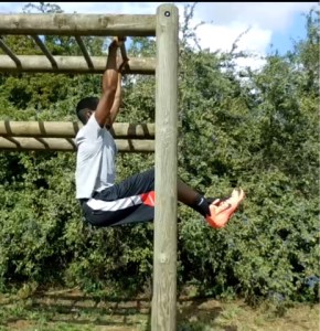 relevé de jambes street workout